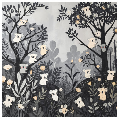 Koalas In Forest Duvet Covers