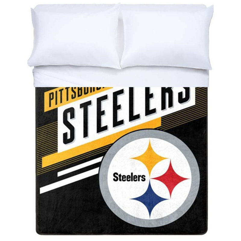 Throw Blanket, 55" W x 70" L, Pittsburgh Steelers