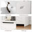 Banc de rangement en bois 30 po avec charnière de sécurité, banc de rangement pour chaussures pour chambre à coucher, salon, chambre d'enfant