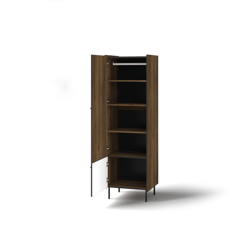 Khaloni 2 Door Manufactured Wood Wardrobe