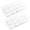 Interlocking 5-Section Drawer Organizer - Storage and Organization for Kitchen, Bathroom, and Desk Drawers