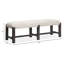 Table de salle à manger rectangulaire avec 6 chaises et banc-1604391825