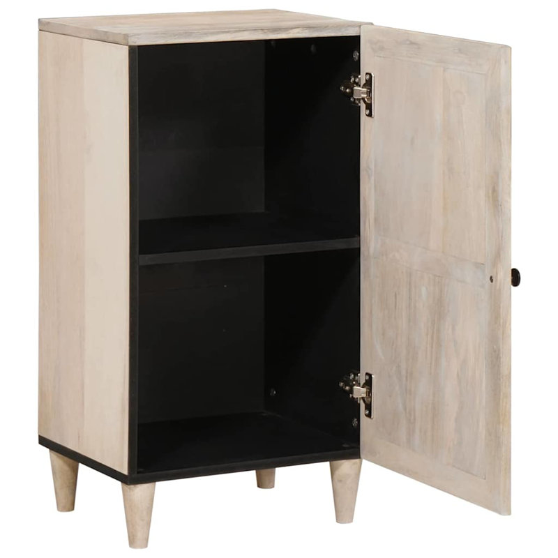 Solid Wood Accent Cabinet, White
