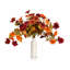 Arrangement de fleurs de pétunia avec vase en céramique pour décor de table et de vestibule-865828164-865828163