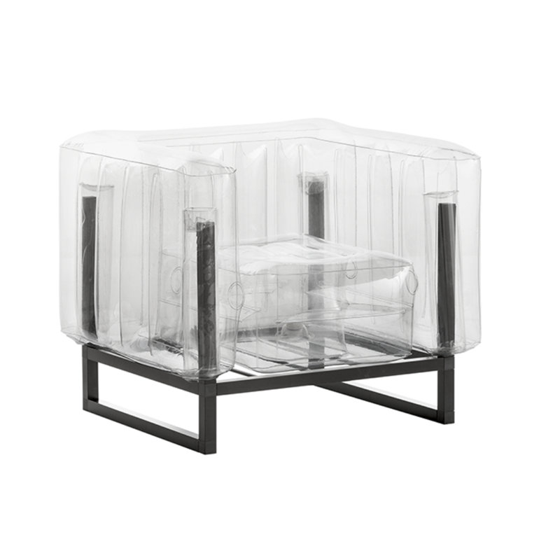 Yomi Outdoor Lounge Chair, Clear
