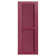 Straight Top Open Louvre Shutters Pair