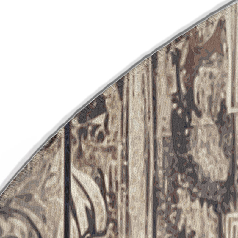 Dionysian Feast Indoor And Outdoor Area Rug, Round 5'
