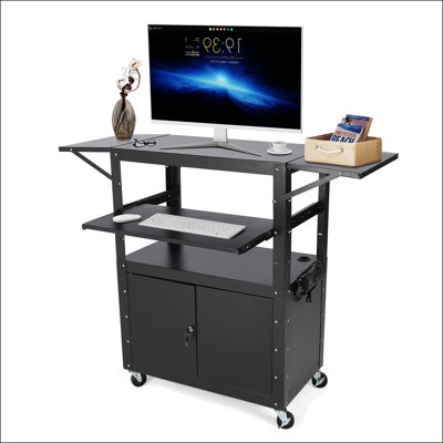 61cm H x 121.9cm W AV Cart