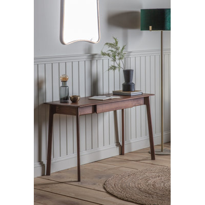 Cade Solid Wood Writing Desk