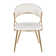 Jie Faux Leather Upholstered Metal Side Chair