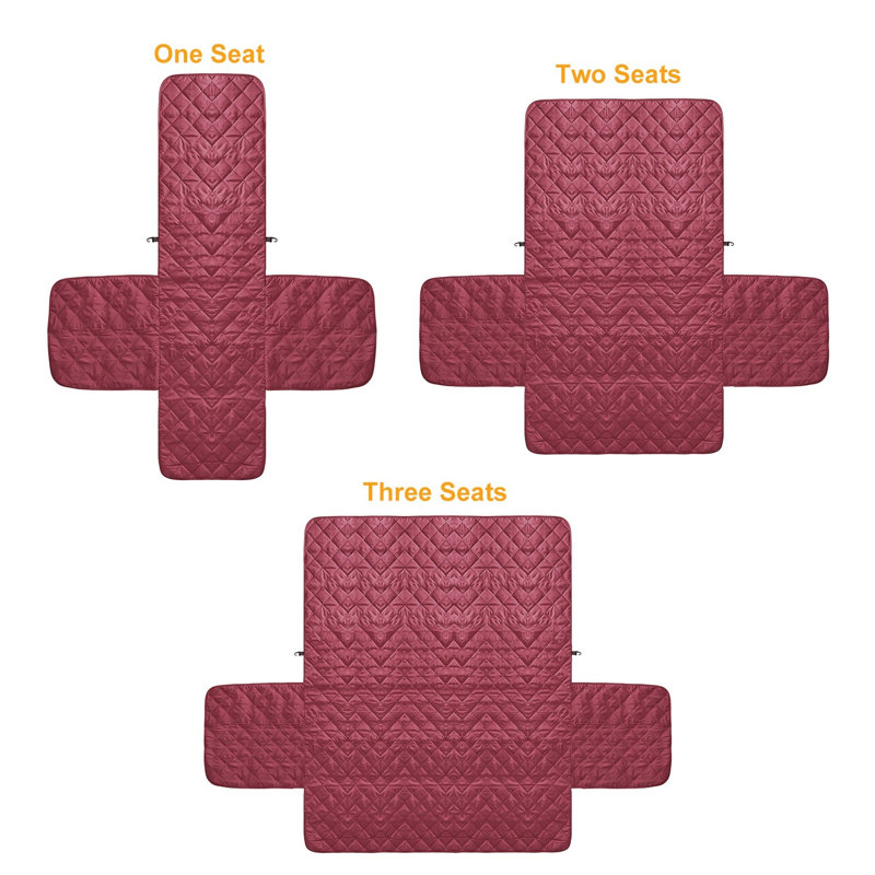 Housse pour fauteuil en polyester, Polyester rouge