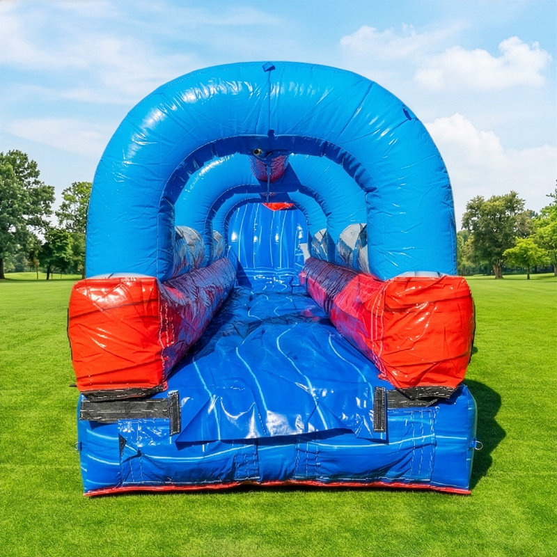 Glissade et glissade JumpOrange Ocean pour enfants et adultes (avec souffleur)