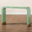Baxton Studio Akins Modern Bohemian Seafoam Green Mother Of Pearl Console Table