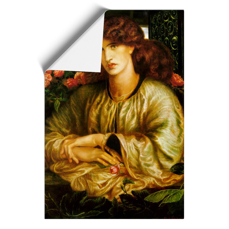 The Woman and Window by Dante Gabriel Rossetti - Frameless Print, 59cm H x 42cm W x 0.1cm D