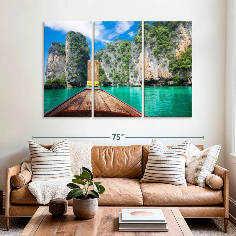 Mehar Boat Ride At Krabi Island, 42" H x 65" W