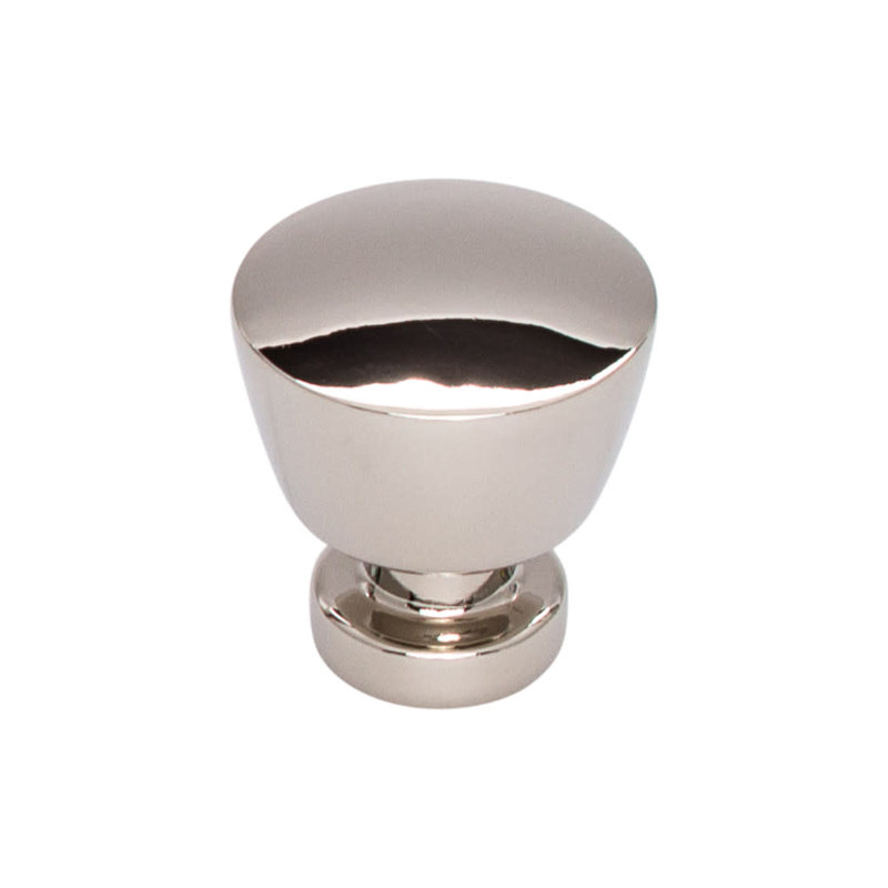 Allendale 1 1/8" Diameter Round Knob, Polished Nickel, 1 1/8" Knob Diameter