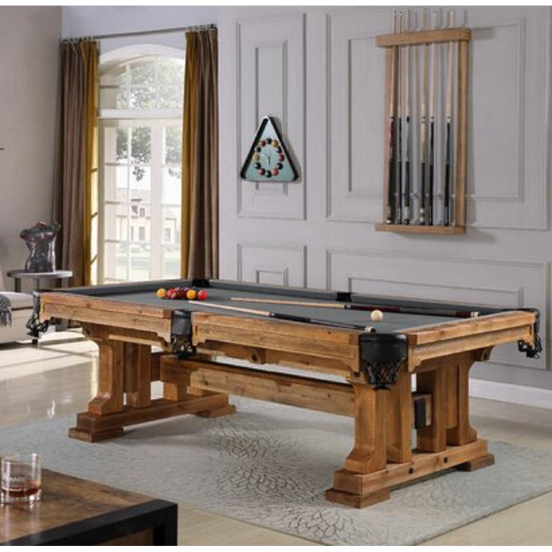 Colorado Slate Pool Table with Professional Installation Included, Steel Gray, 8', No