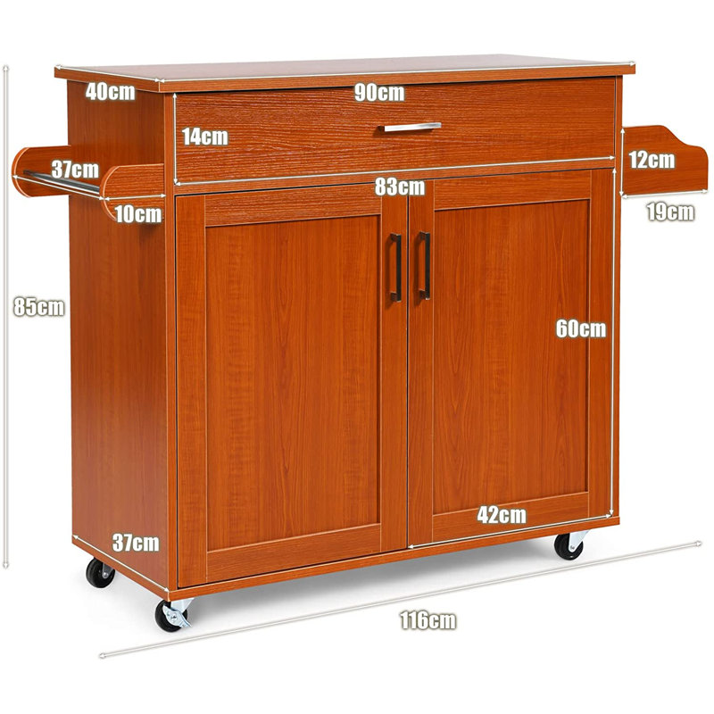 Shreve Wood Kitchen Cart