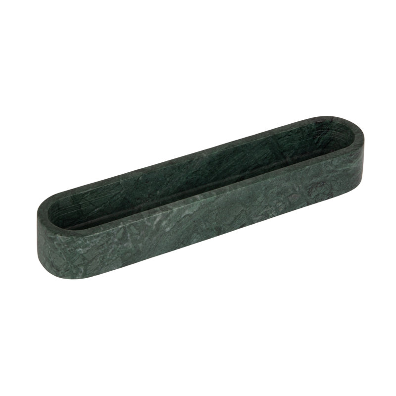 Plat ovale en marbre vert, Vert