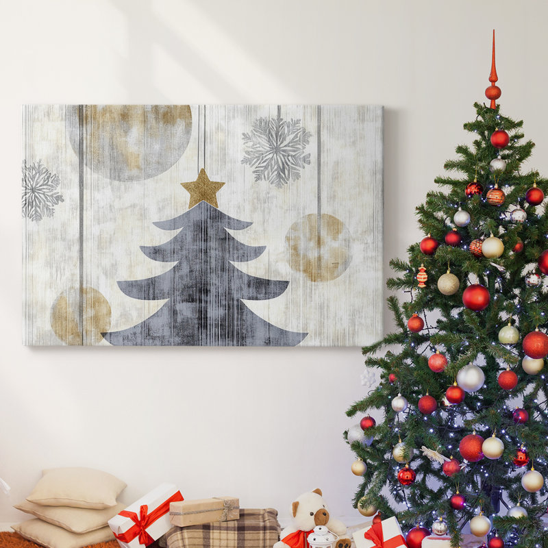 Christmas Holiday Arts - Toile tendue avec châssis, H 8 po x l 12 po