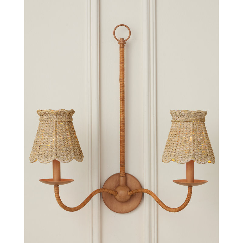 Annabelle Tapered Chandelier Shade, Natural