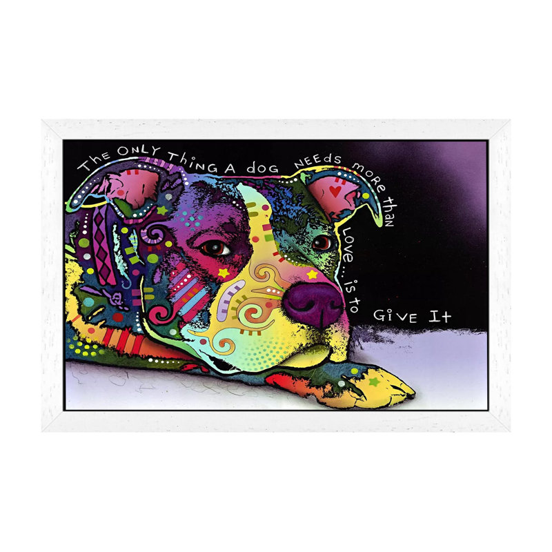 Affection 1 Piece Wall Art on Canvas, 152.5 cm H x 101.5 cm W, White Framed