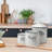 Metal Jar - Set of 3