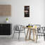 «Let's Eat with Kitchen Utensils», art mural encadré flottant à grain brun par Lux + Me Designs-1498189050-1498189051