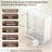 44" - 48" W x 72" H Double Sliding Framed Shower Door with 1/4-in (6mm) Tempered Glass and Quiet Rollers-124984836-124984837