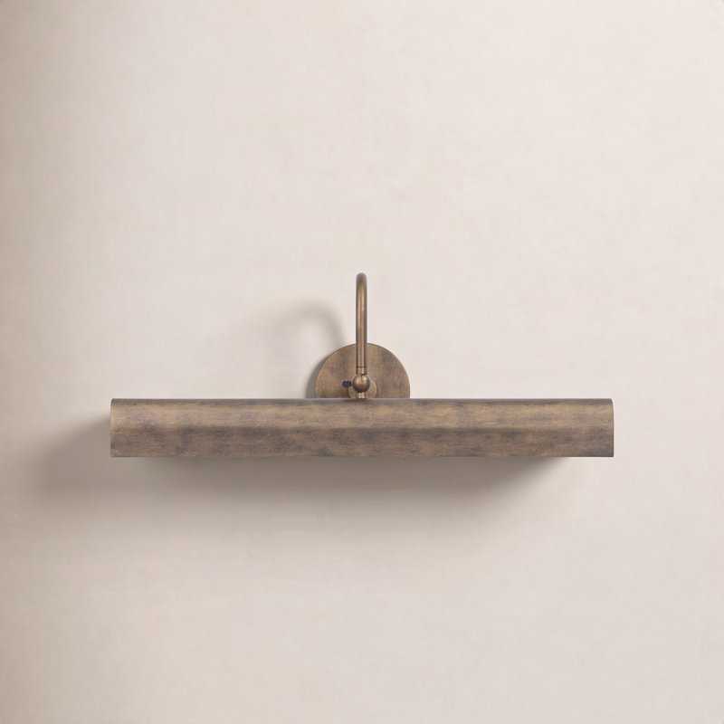 Benno Picture Light-Burnished Brass Iron