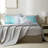 King Size Comforter Set,Teal Green Floral Bedding Sets 7 Pieces Bed in a Bag with Sheets, Pillowcases & Shams-113298748-113298753