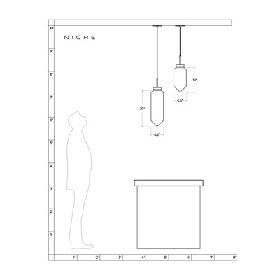 Dart 1 - Light LED Pendant