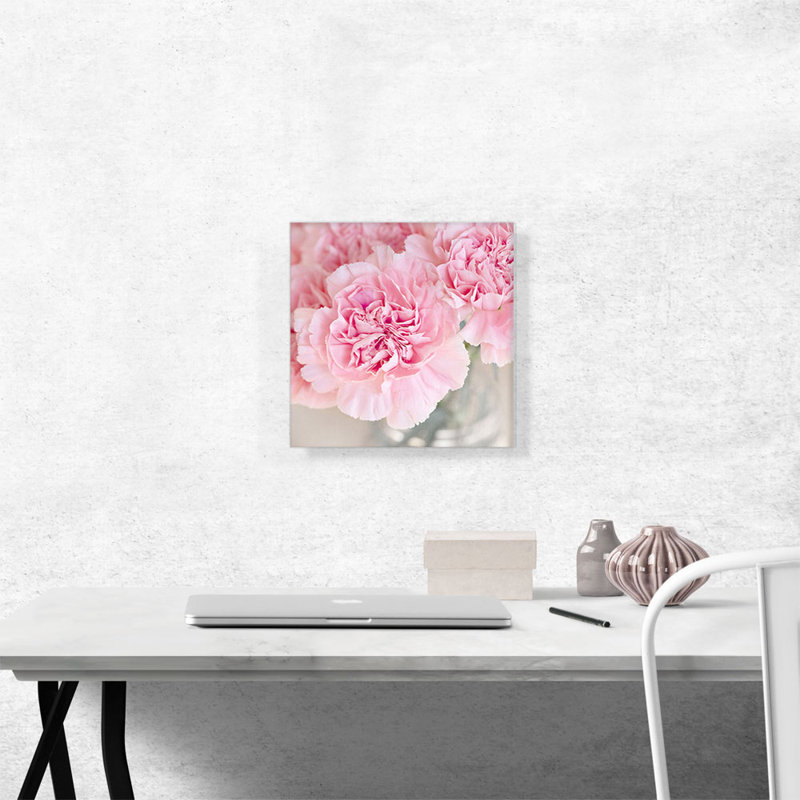 " Pink Carnation ", 12" H x 12" W x 0.75" D