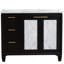 Ensemble de meuble-lavabo simple 43 po avec miroir Schreck-110643860
