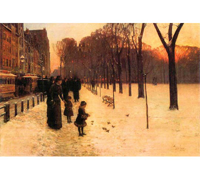 " Boston In Everyday Twilight " by Frederick Childe Hassam