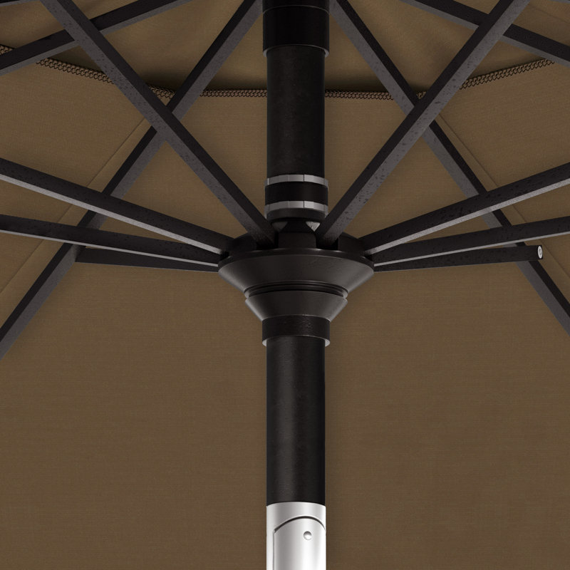 Parasol de marché 108 po Blovice, Sunbrella® beige bruyère