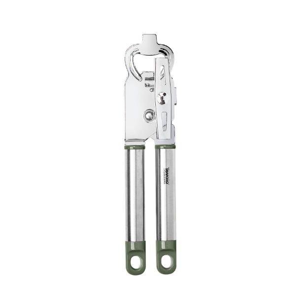 Tovolo Elements 2-in-1 Manual Can Opener with Smooth-Edge Blade and Bottle Opener, Thyme, Thyme