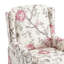 Ameiah 74 cm W Upholstered Wing Back Manual Push Back Recliner with Naihead Trims-1363000723