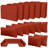 14 Pieces 3" Outdoor Replacement Cushion Sets For Patio Furniture(Set Of 6 Cushion , 6 Backrests , 2 Coner Cushions)-141692423