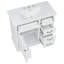 Meuble-lavabo 36 po avec lavabo en céramique, 2 tiroirs basculants, charnières de porte à fermeture en douceur-1820336129