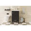 Meuble-lavabo moderne de 20 pouces avec lavabo en céramique, tiroir et porte à fermeture en douceur, organisateur de porte double couche, tiroir de séparation, patins réglables - conception de rangement peu encombrante-257611135