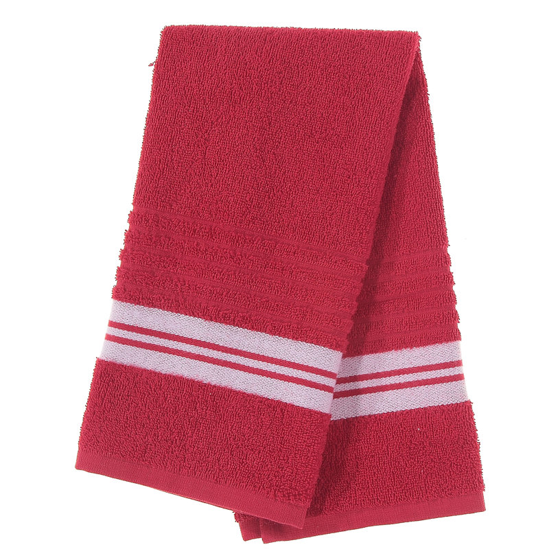 Ensemble 7 serviettes de bain Nuno, Rouge