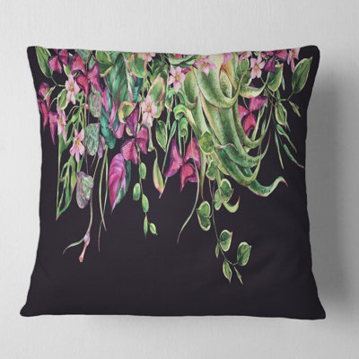 Floral Throw Pillow