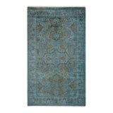 Fine Vibrance One-of-a-Kind 3' 1" X 5' 2" Hand Knotted Area Rug