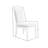 Upholstered Dining Chair with Light Wood Finish