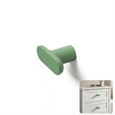 Bouton d'armoire à barre en T ROUS Hardware - Bouton de tiroir en aluminium massif, finition mate, 1 compte