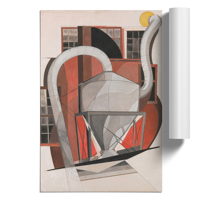 Machinery by Charles Demuth - Frameless Print, 30cm H x 21cm W x 0.1cm D