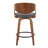 Phoebe 26" Fixed-Height Counter Stools with Bent Wood Legs & Round Footrest (Set of 2)-90954900