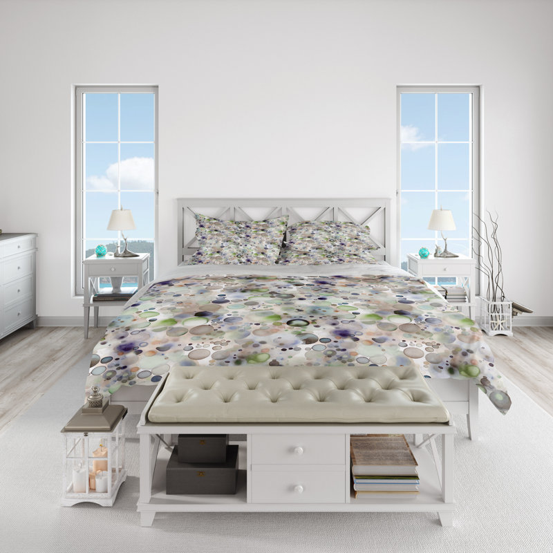 Abstract Duvet Cover, Twin Duvet Cover + 1 Queen Sham