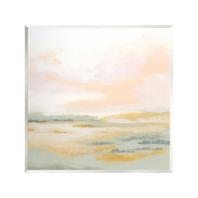 "Pastel Clouds Horizon", art mural par June Erica Vess